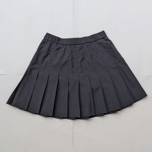 Vintage Black Pleated Mini Skirt - Lolita, Cosplay